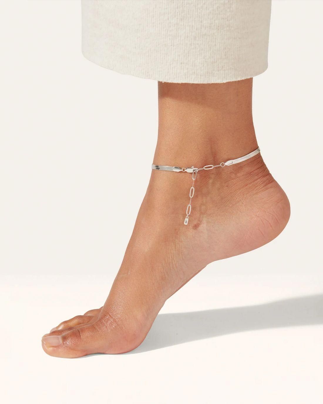 Anti Tarnish Lucky Snake Anklet