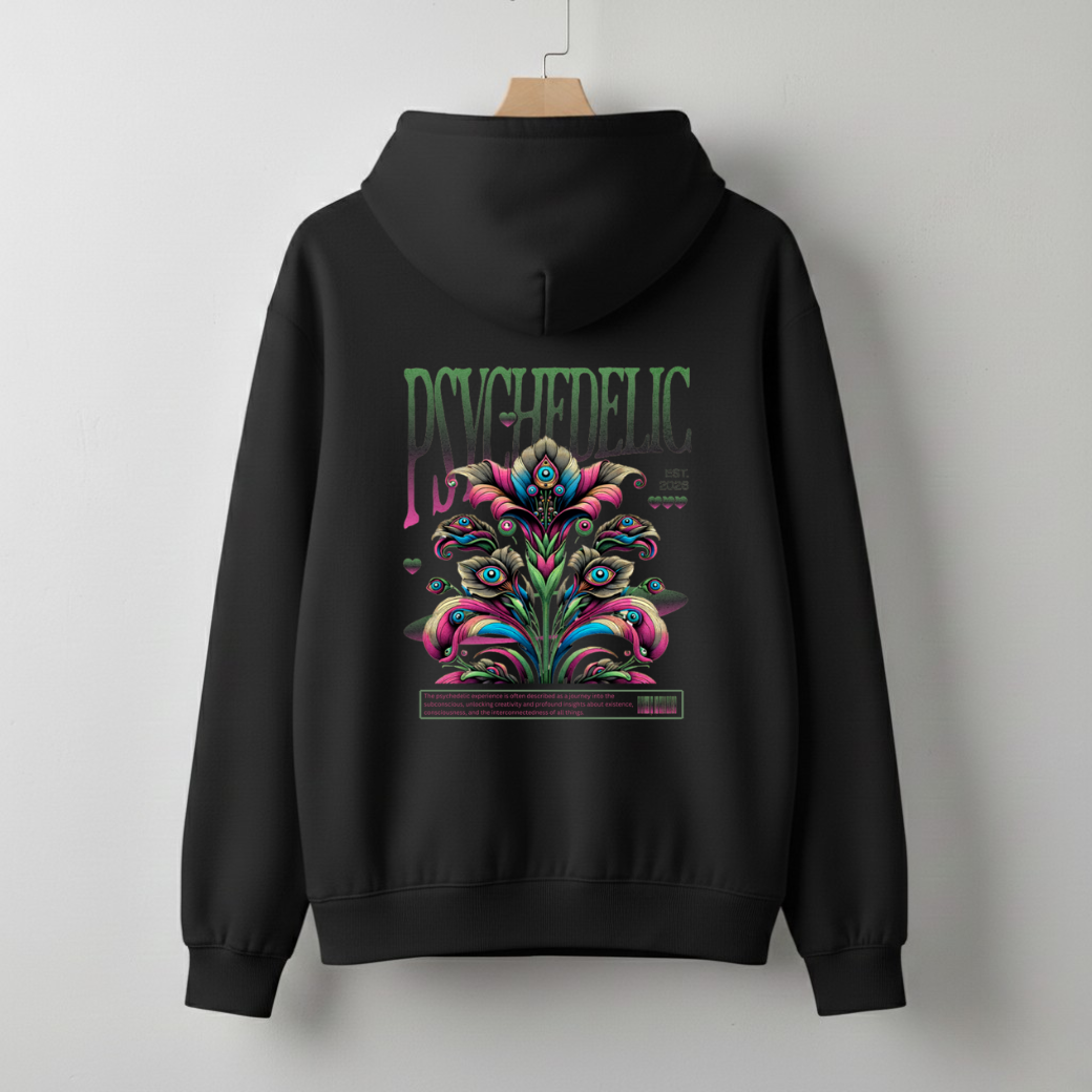 Psychedelic Unisex Oversized Hoodie