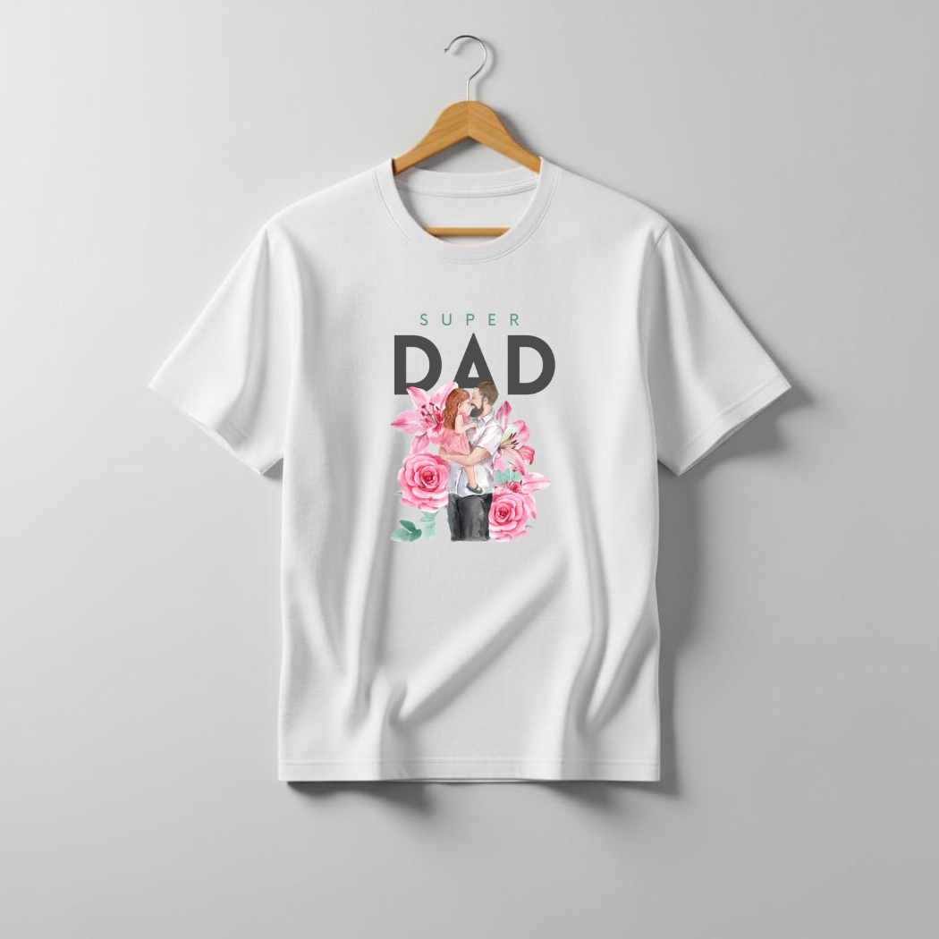 Super Dad Oversized Graphic T-Shirt