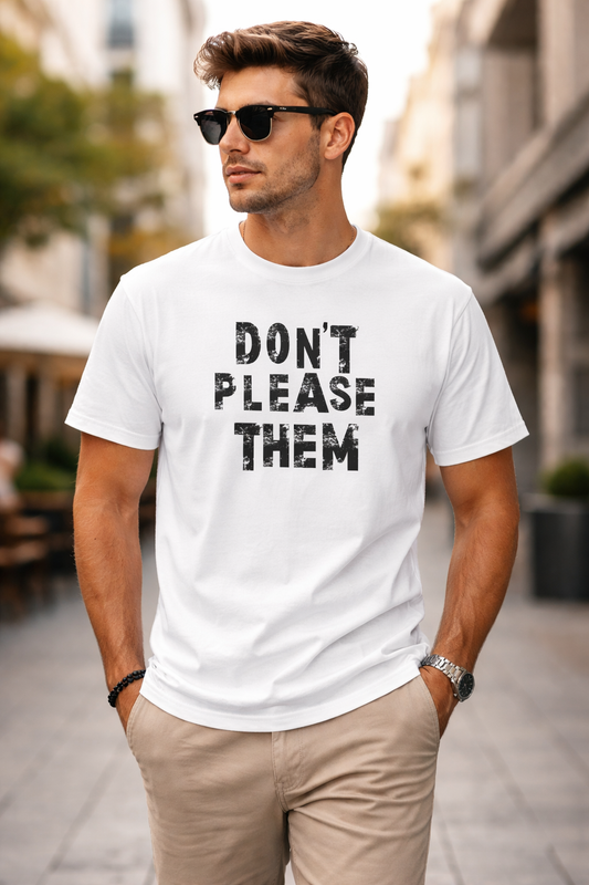 Don't Please Unisex Oversized Terry T-Shirt