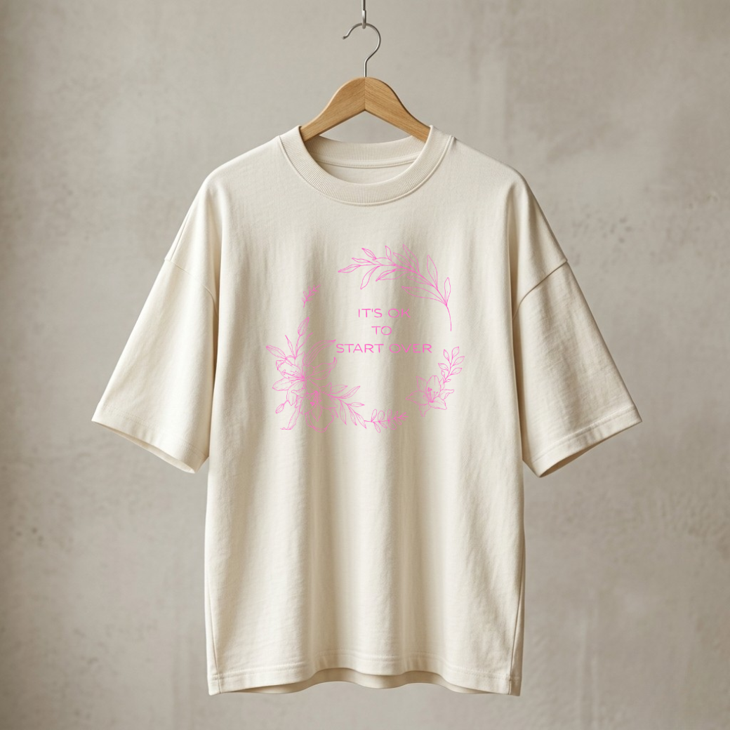 Start Over Oversized Classic T-Shirt