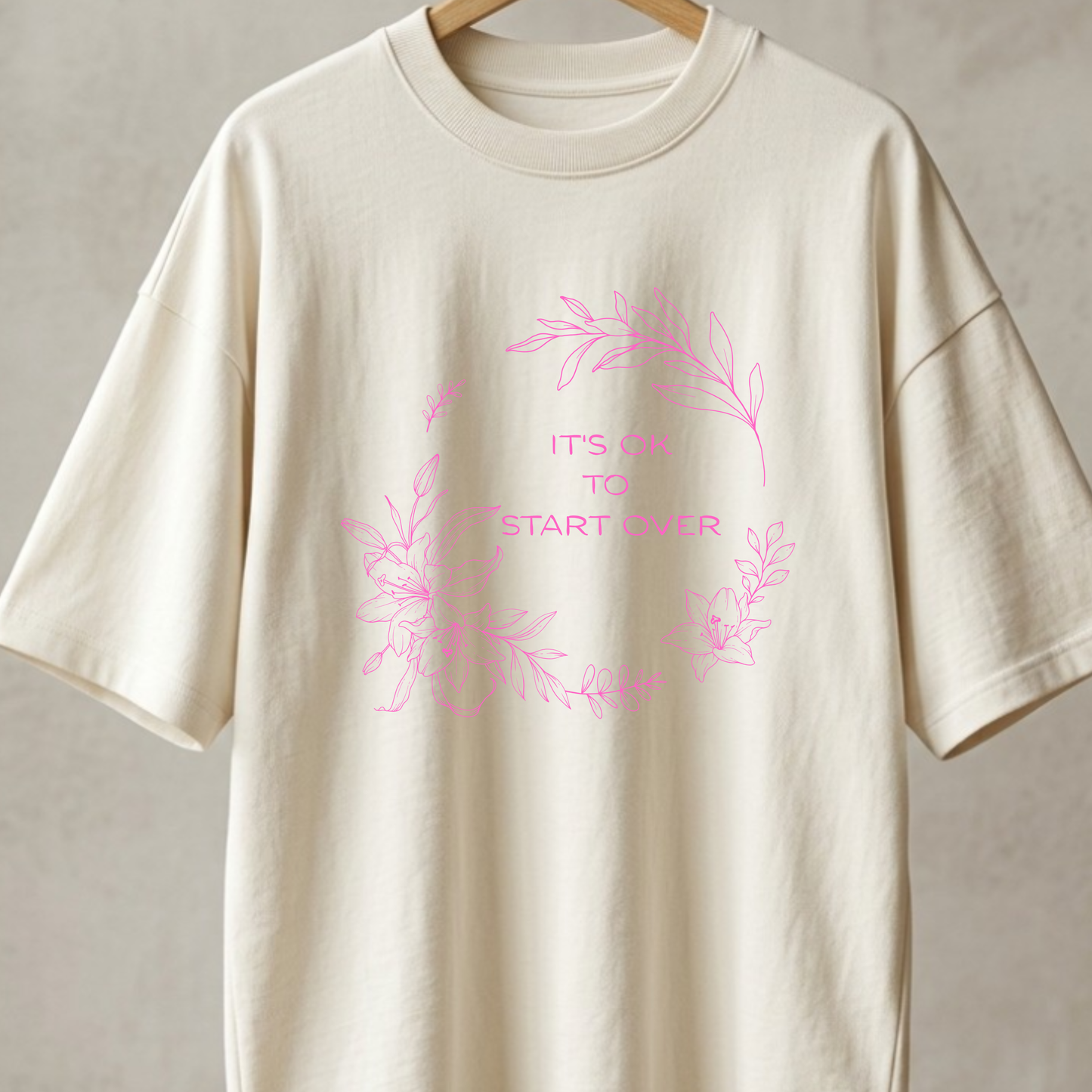 Start Over Oversized Classic T-Shirt