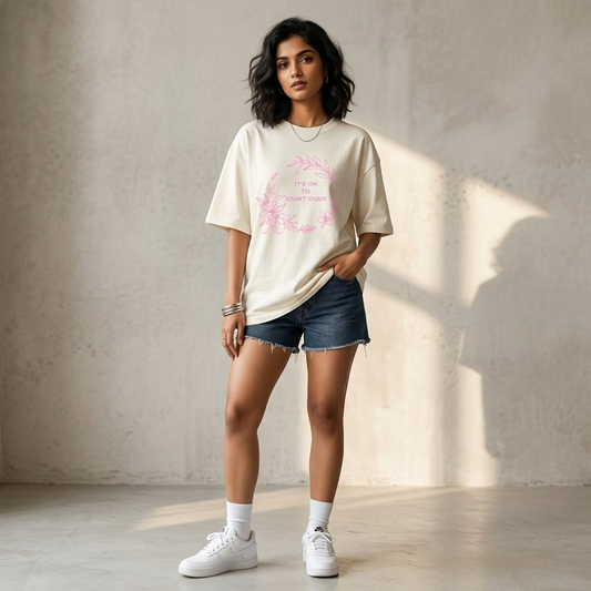 Start Over Oversized Classic T-Shirt