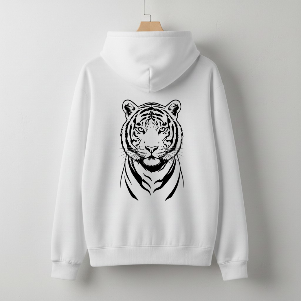 The Monochrome Tiger Hoodie