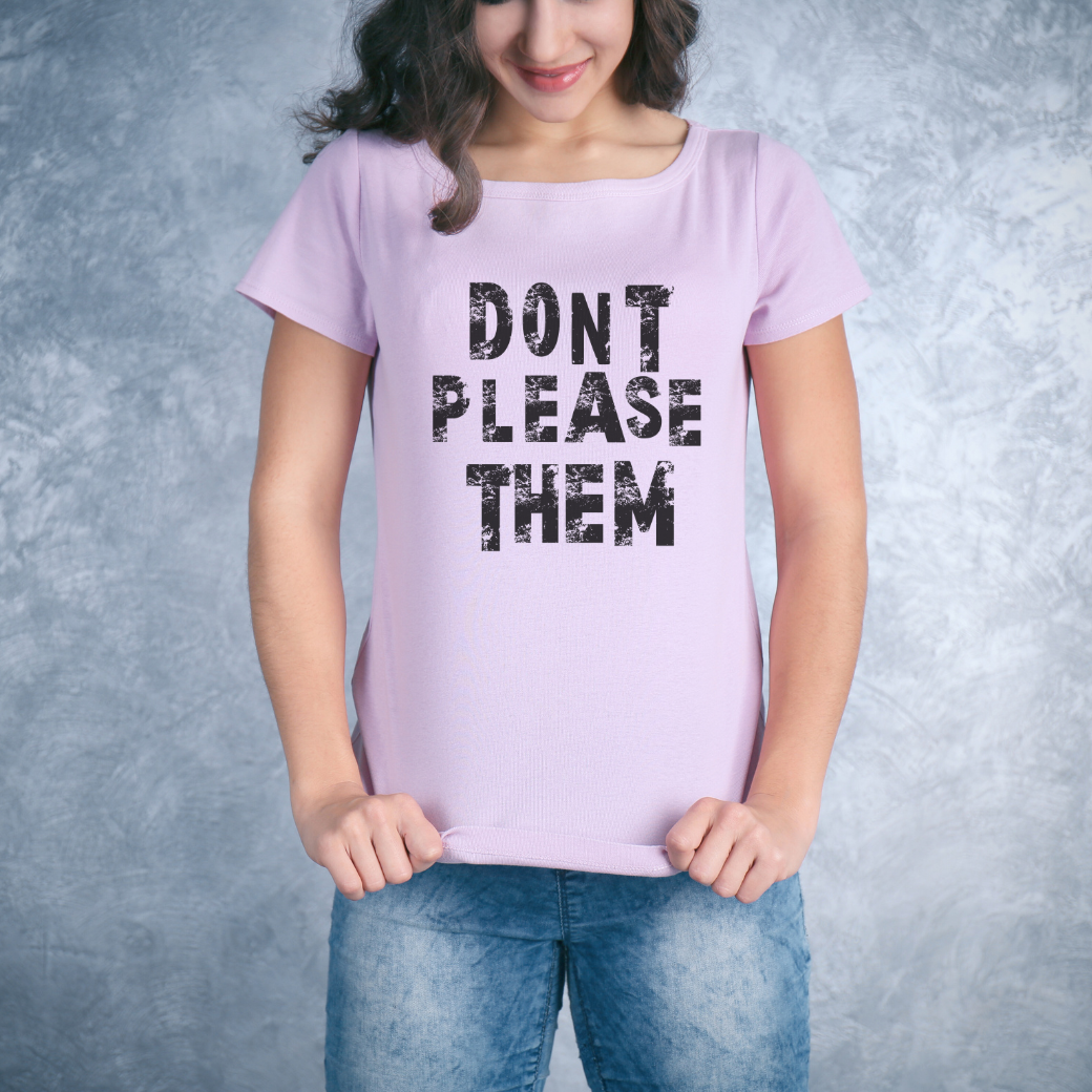 Don't Please Unisex Oversized Terry T-Shirt