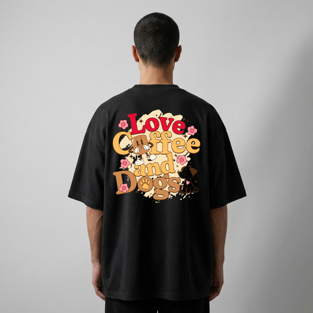 Coffee Unisex Oversized T-Shirt