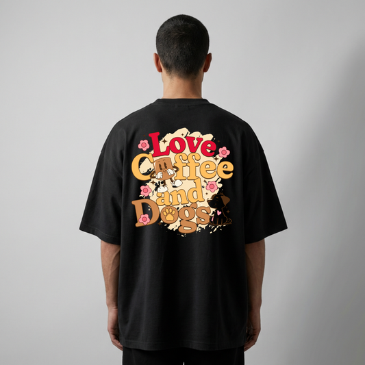 Coffee Unisex Oversized T-Shirt