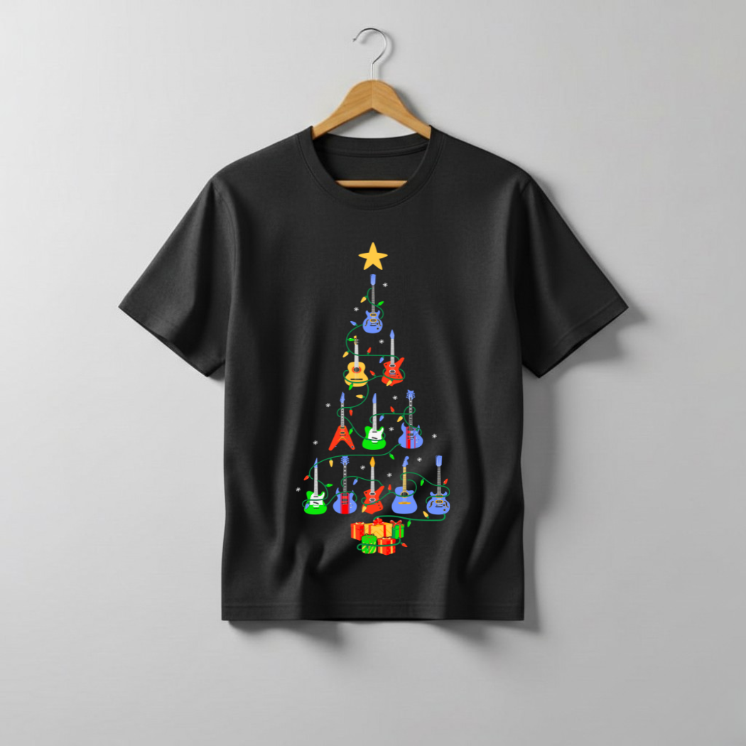 Guitar Tree Graphic T-Shirt