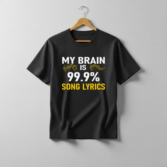 Song Lyrics Unisex Oversized T-Shirt